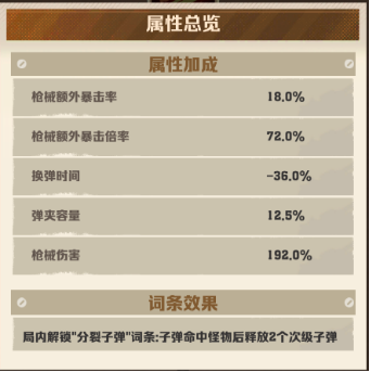 向僵尸开炮枪械有什么技能 向僵尸开炮枪械子弹技能效果详解